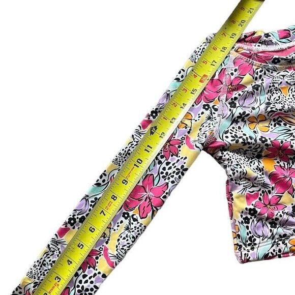 Vince Camuto Girl's Floral Tropical Jungle Print Rashguard SPF 50 Swim T… - Picture 11 of 12
